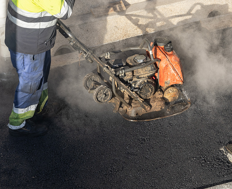 Professional asphalt repair and pothole patching in Rockford IL - MarBros Co